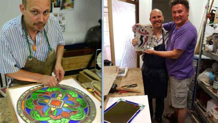 Short Tours: Pierre-Olivier GENTON-ORSINI, master stained glass maker, A casa bella, Ile Rousse