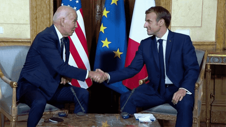 After his meeting with Joe Biden, Emmanuel Macron is now waiting for acts