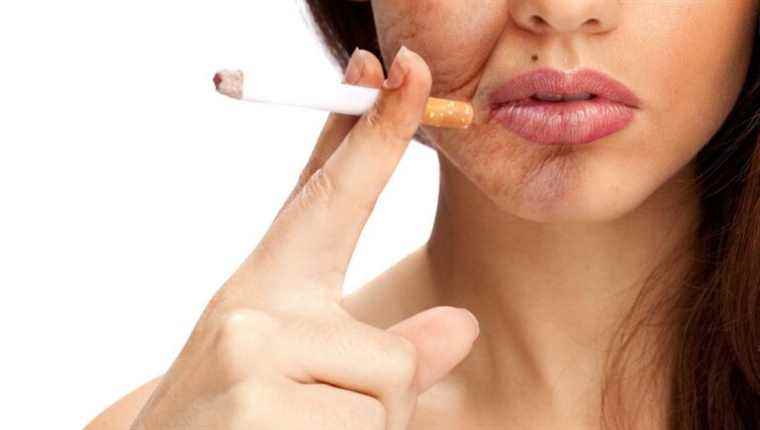 Beauty: tobacco damage … on the skin!