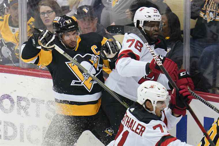 Devils spoil Sidney Crosby’s comeback