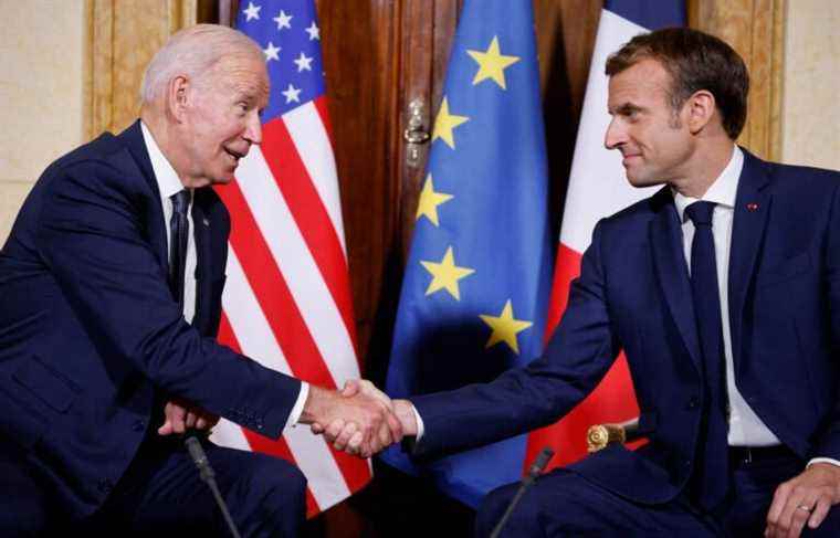 Diplomacy: Biden courteous and contrite in front of Macron in Italy