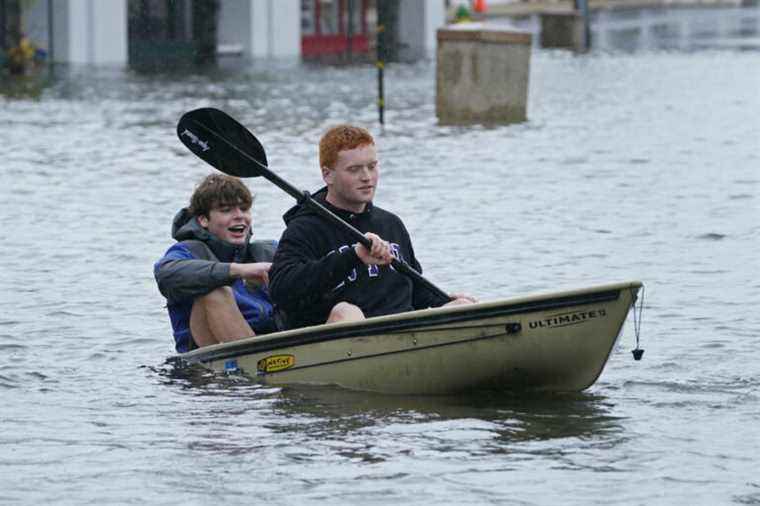 Heavy flooding hits the US East Coast