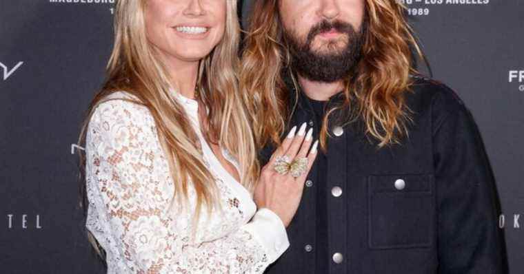 Heidi Klum sublime in lace: glamorous evening with her husband Tom Kaulitz and the Tokyo Hotel