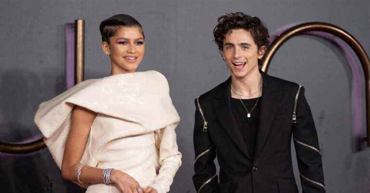 Imperial Zendaya for “Dune”: the actress close to Timothée Chalamet, Tom Holland conquered