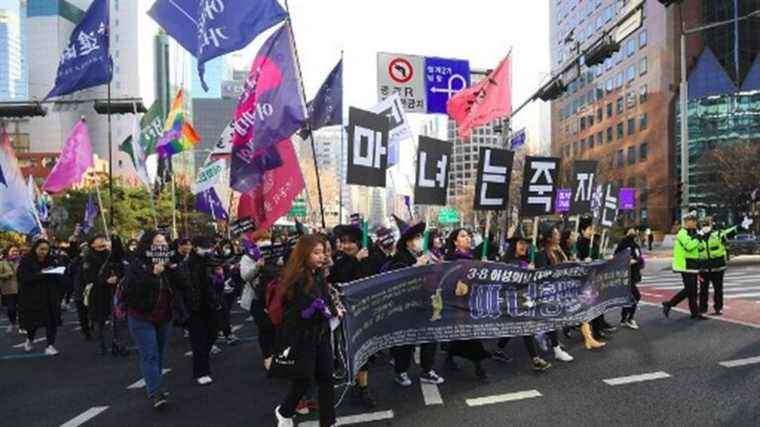 In South Korea, an anti-feminist movement is gaining momentum on social media