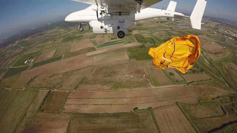 In Toulouse, a maritime surveillance company created a drone capable of dropping a liferaft