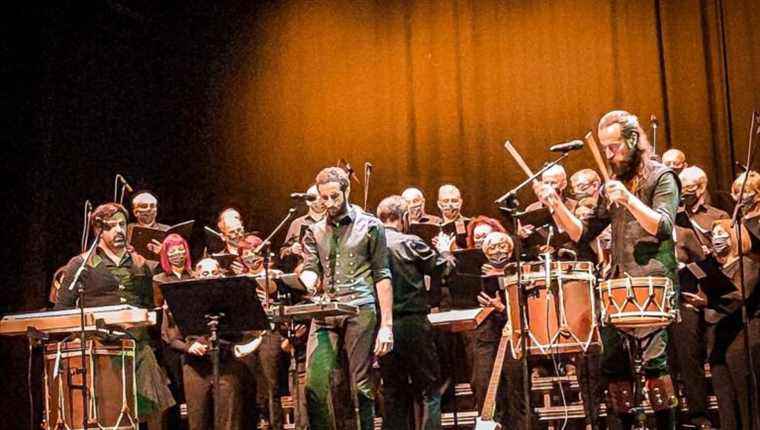 Kalakan eta Euskadiko Orkestra Sinfonikoa, elkarrekin, Donibane Lohitzunen, Urriaren 23an