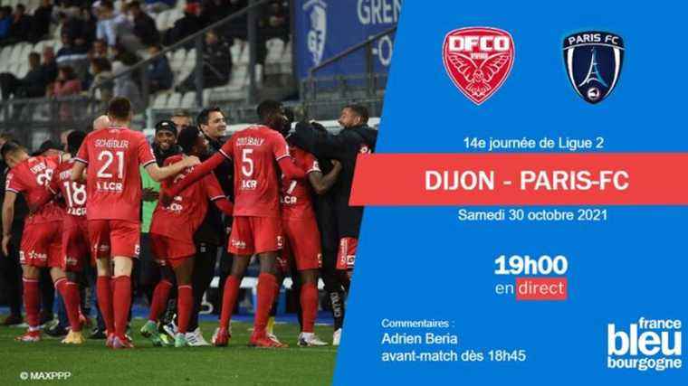 LIVE – Ligue 2: the DFCO receives Paris FC, follow the 14th day