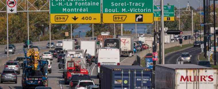 La Fontaine Bridge closed towards Montreal during the weekend