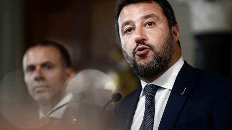 Matteo Salvini in court after leaving migrants stranded at sea