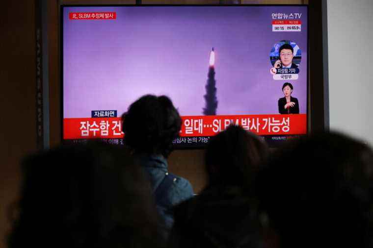 North Korea launches ballistic projectile at sea