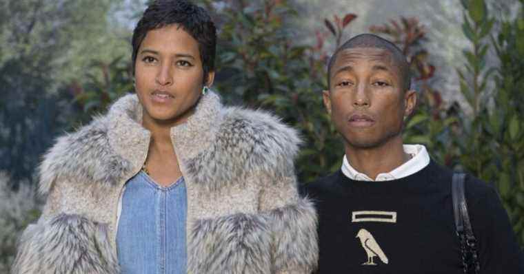 Pharrell Williams and his wife Helen Lasichanh: very rare family photo with their son