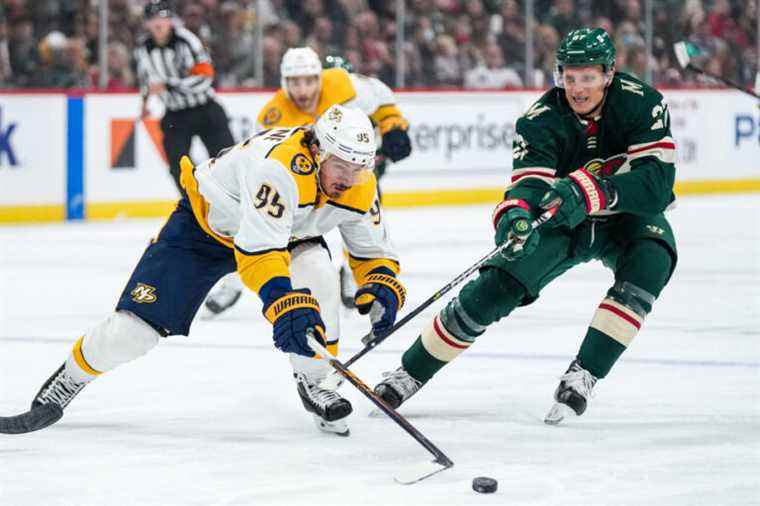 Predators win 5-2 over the Wild