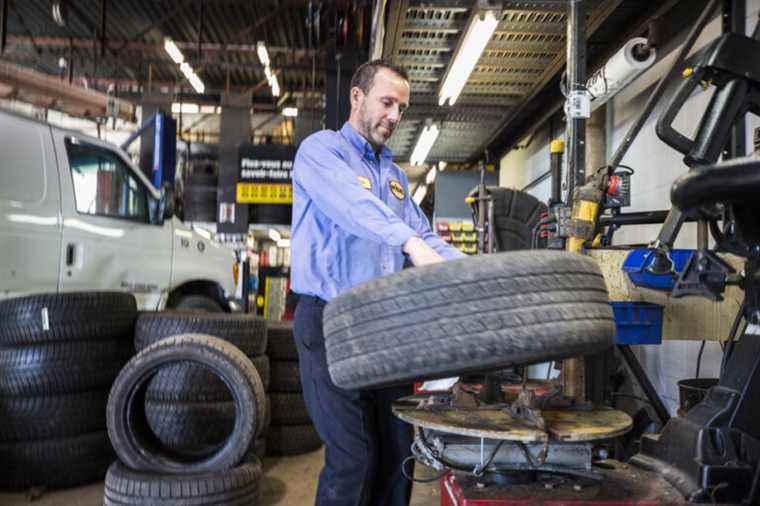 Ready for winter |  The automobile in question: tire shortage