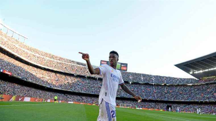 Real Madrid striker Vinicius Junior victim of racism during the Clasico