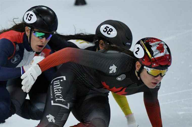 Short Track Speed ​​Skating |  Courtney Sarault wins silver in Beijing