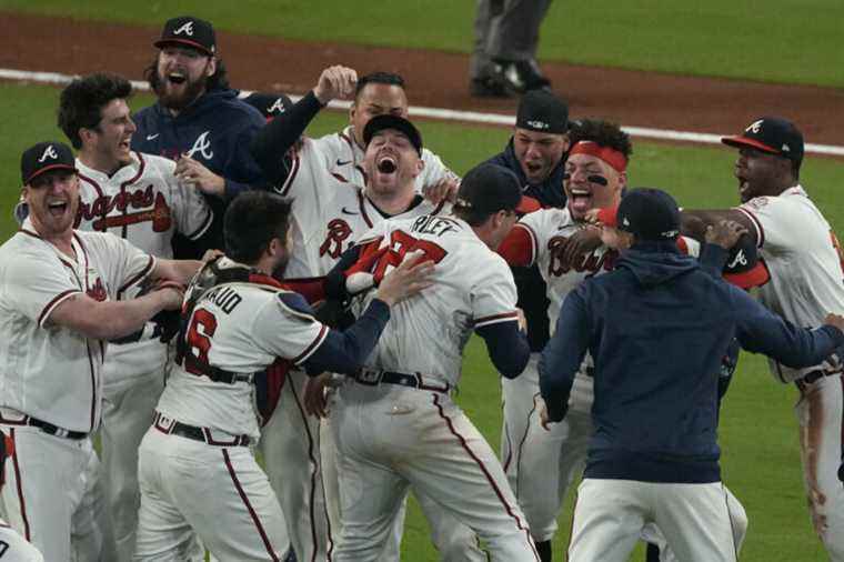 The Braves reach the World Series