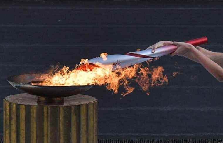 The Olympic flame on its way to China … with controversy