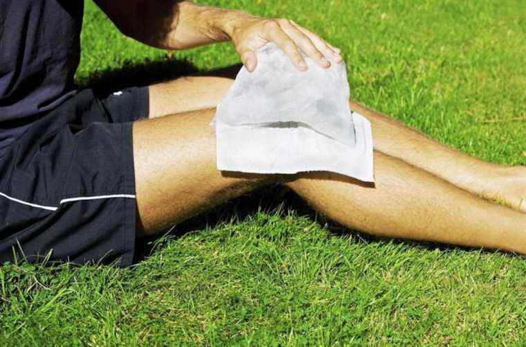 The effectiveness of ice in case of injury