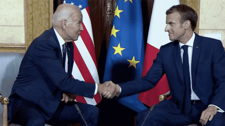 decryption of the reconciliation between Emmanuel Macron and Joe Biden