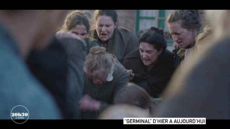 on the grueling set of the lynching scene of the rapist grocer by angry women in the France 2 series