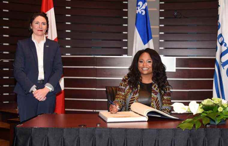 A first elected representative of diversity to the presidency of the municipal council of Longueuil