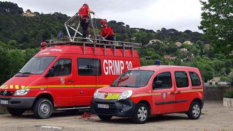 A seriously injured in a climbing accident in Brouzet-lès-Alès