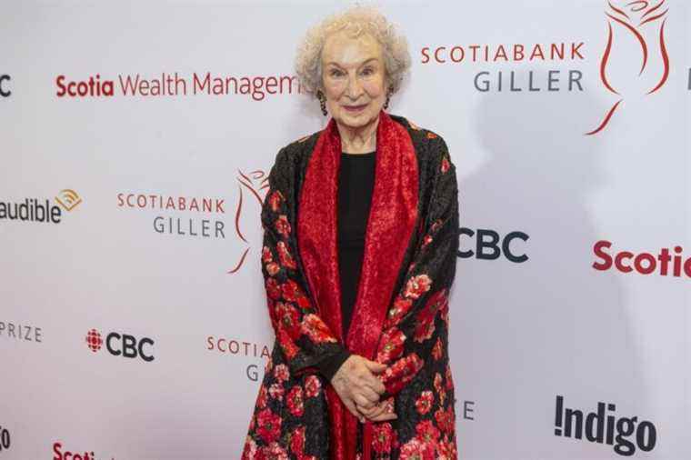 A tribute stamp for Margaret Atwood