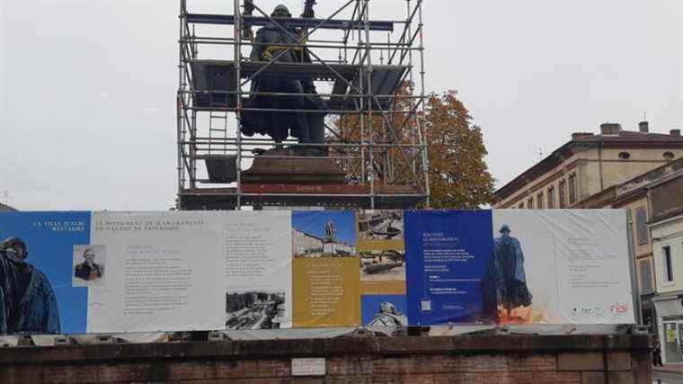 Albi takes care of his legendary explorer and renovates the statue of Lapérouse