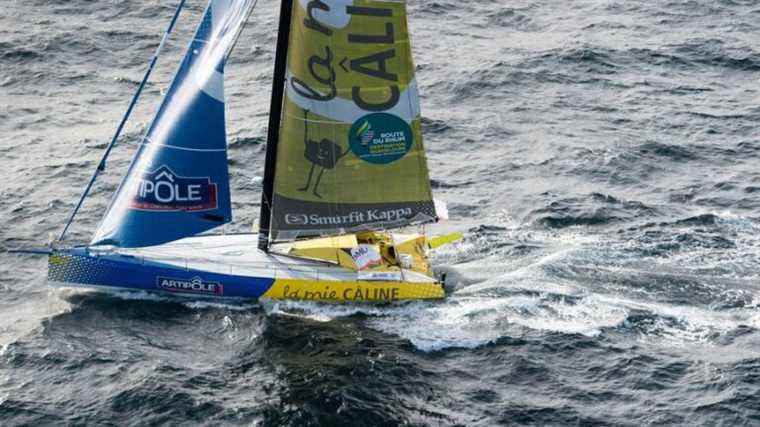 Arcachonnais Arnaud Boissières crosses the finish line