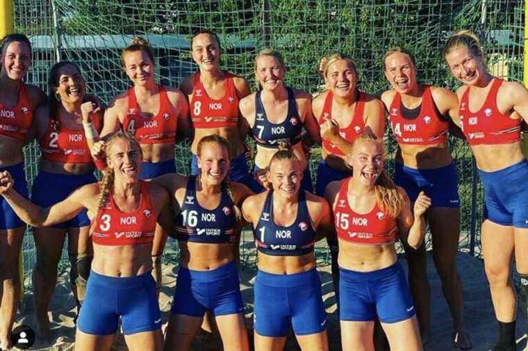 Beach handball |  No more bikini, but “tight” shorts for the players