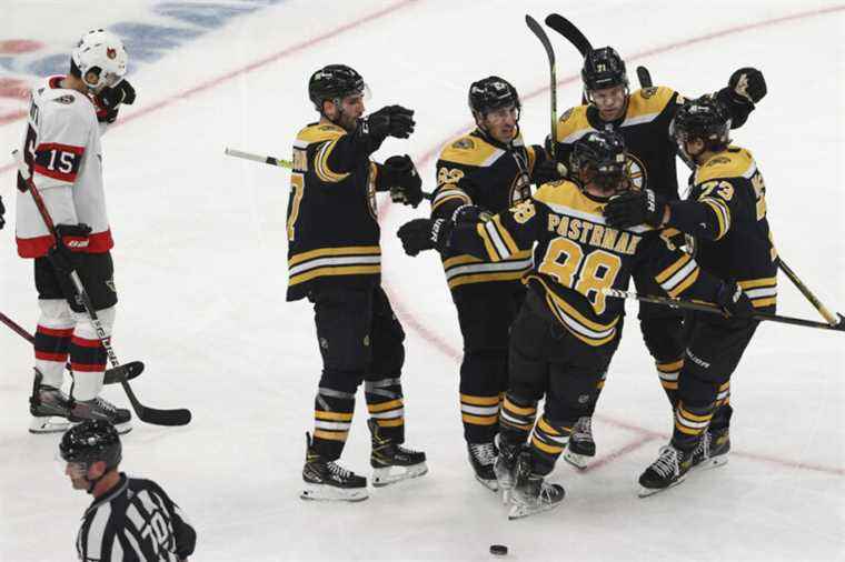 Bergeron wins Bruins over Senators