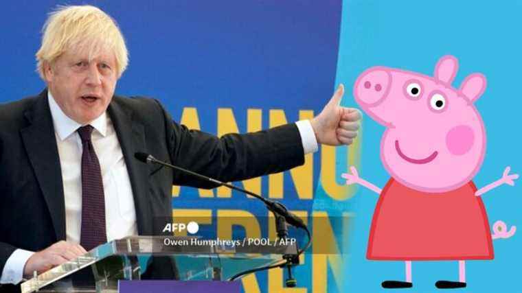 Boris Johnson fan of Peppa Pig!