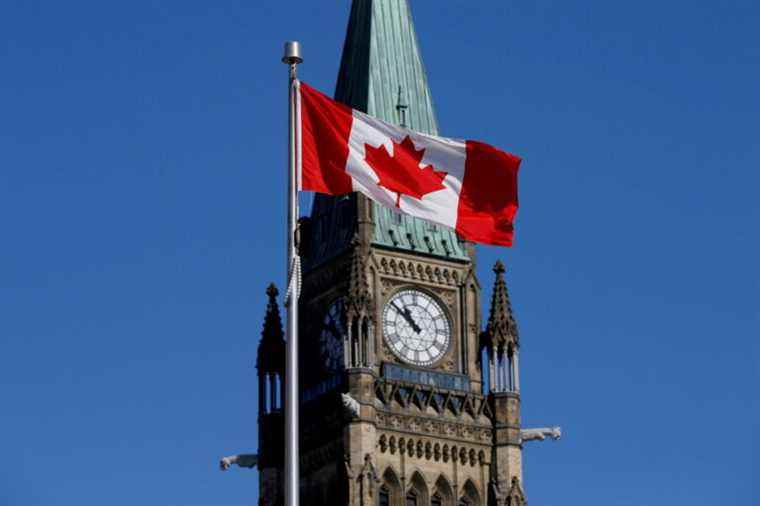 Canadian flags hoisted for the first time since May