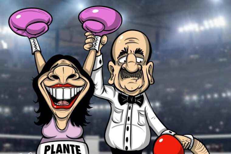 Caricature |  Victory at Plante