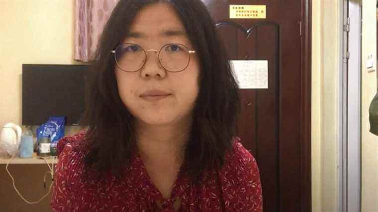 Chinese journalist Zhang Zhan is at risk of dying