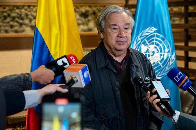 Colombia |  Antonio Guterres points to the “enemies of peace”