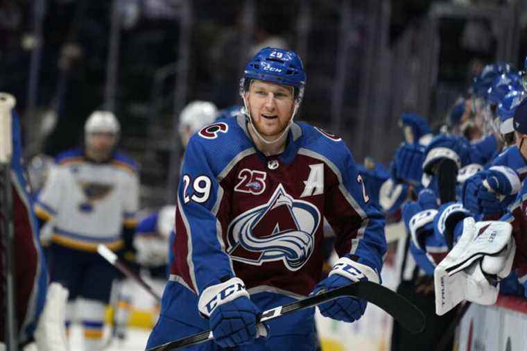 Colorado Avalanche |  Nathan MacKinnon on the sidelines for three weeks