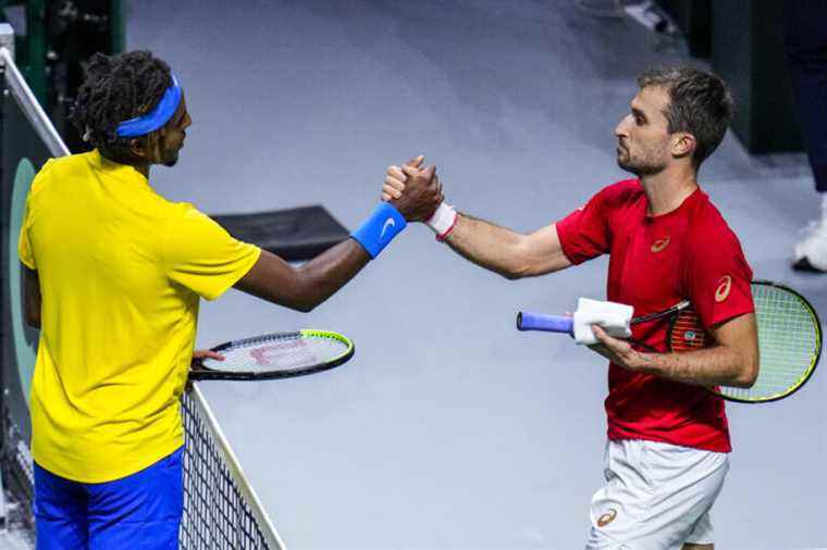 Davis Cup: |  Canada loses first game