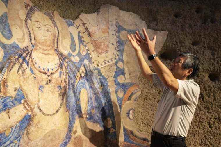 Destroyed by the Taliban, an Afghan Buddhist fresco “cloned” in Japan