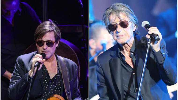 Dutronc father and son on the Musilac stage in July 2022