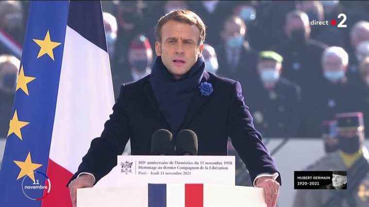 Emmanuel Macron paid tribute to Hubert Germain and the companions of the Liberation