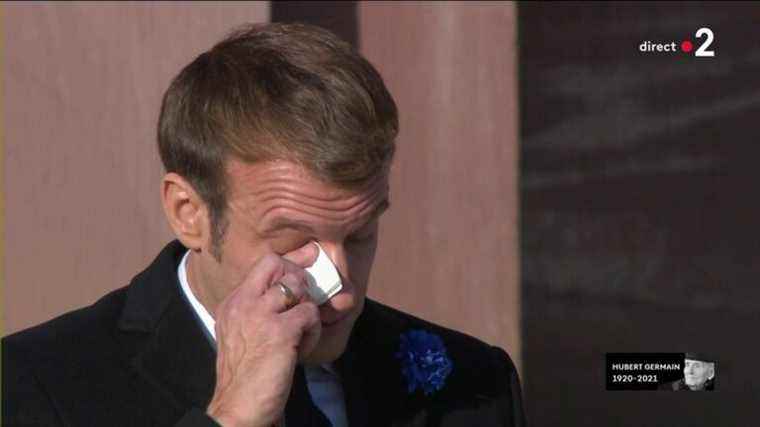 Emmanuel Macron’s tears during the last tribute to the Companion of the Liberation