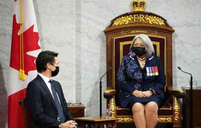 Governor General Mary Simon delivered her first Speech from the Throne in Ottawa.