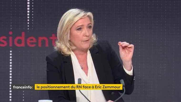 “He does not know how to do anything other than to argue”, deplores Marine Le Pen