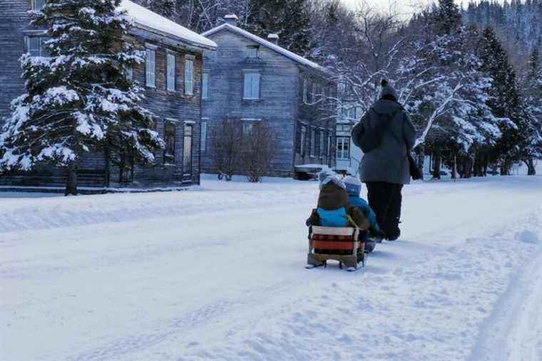 Historical village of Val-Jalbert |  More slides, restaurants and accommodation this winter