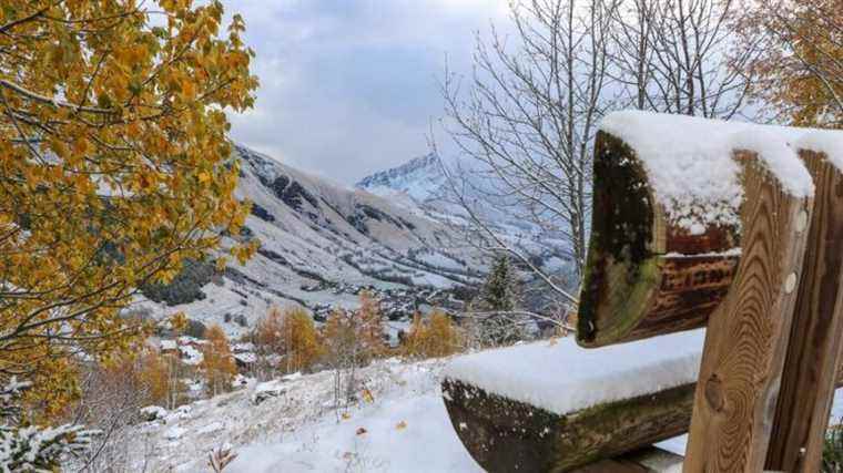 IN PICTURES – The first heavy snowfall on the Alps is the delight of Internet users