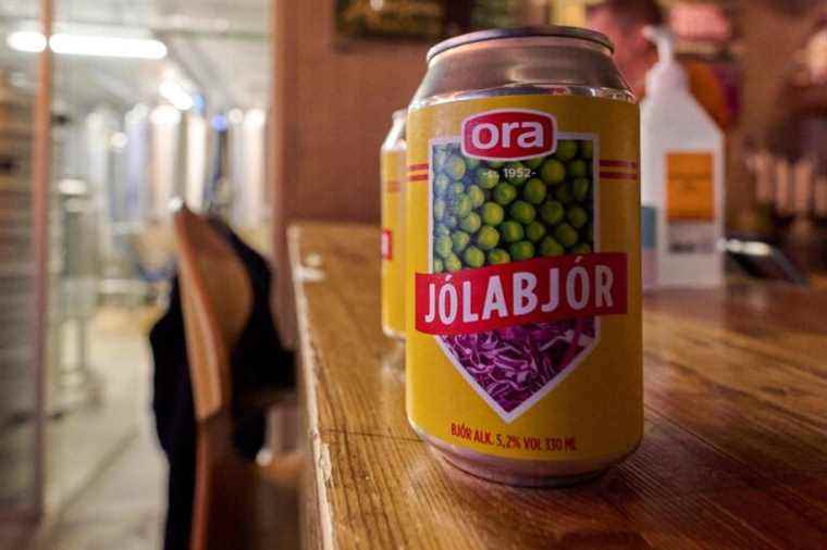 Iceland |  A beer brewed with peas and red cabbage