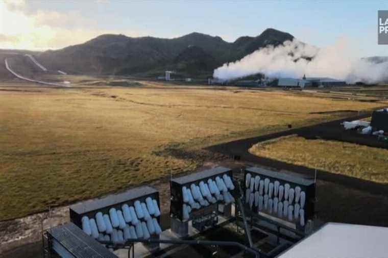 Iceland |  Factory removes CO2 from the air and turns it to stone