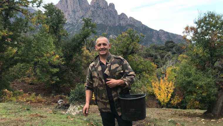 Jean-Dominique Franchi, chestnut farmer in Ota